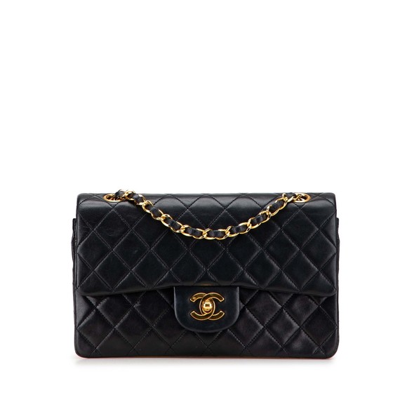 Pre-Loved Chanel Small Classic Lambskin Double Flap - Picture 1 of 12